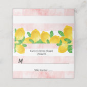 メインの恋人を見つけた レモン ブライダルシャワー プレイスカード (外部開封)