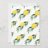 メインの恋人リースの結婚前お茶会の招待状 招待状 (裏面)