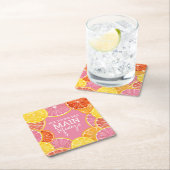 メインの恋人 ブライダルシャワー スクエアペーパーコースター (インサイチュ)