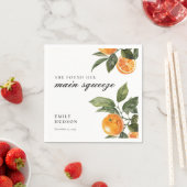 メインの恋人 ブライダルシャワー スタンダードカクテルナプキン (インサイチュ)