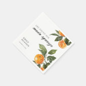 メインの恋人 ブライダルシャワー スタンダードカクテルナプキン (角)