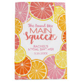 メインの恋人 ブライダルシャワー ミディアムペーパーバッグ (正面)