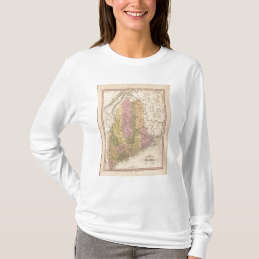メインの新しい地図 Tシャツ (正面)