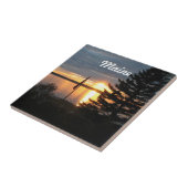 メインの日没 タイル (側面)