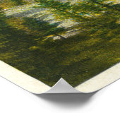 メインの森のログキャビンのMaineView ポスター (角)