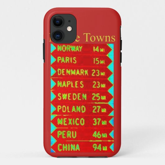 メインの町の印Thunder_Cove Case-Mate iPhoneケース (裏面)