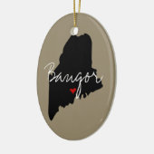 メインの町 セラミックオーナメント (左)