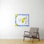 メインの相棒が見つかった!ウェディングシャワーの背景 タペストリー (インサイチュ(横))