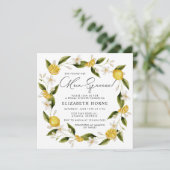 メインの相棒が見つかった！ シトラス ブライダルシャワーパーティ 招待状 (スタンド正面)