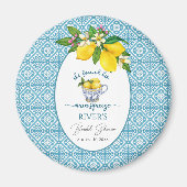 メインの相棒が見つかった ブライダルシャワーのお土産 マグネット (正面)