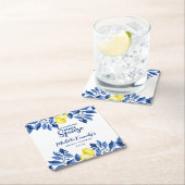 メインの相棒が見つかった！ ブライダルシャワー スクエアペーパーコースター (インサイチュ)