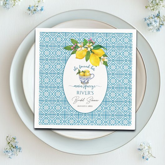 メインの相棒が見つかった ブライダルシャワー スタンダードカクテルナプキン