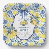 メインの相棒が見つかった ブライダルシャワー ペーパープレート (正面)