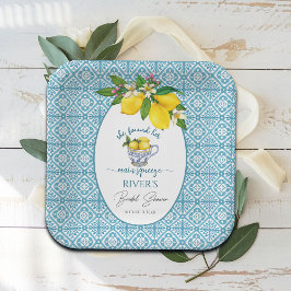 メインの相棒が見つかった ブライダルシャワー ペーパープレート