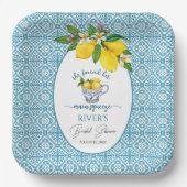 メインの相棒が見つかった ブライダルシャワー ペーパープレート (正面)