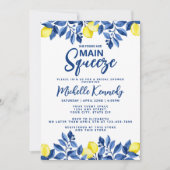 メインの相棒が見つかった！ ブライダルシャワー 招待状 (正面)