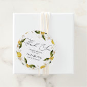 メインの相棒が見つかった！レモンの花嫁のシャワー フェイバータグ (インサイチュ)