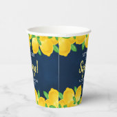 メインの相棒が見つかった！ レモン ブライダルシャワーパーティー 紙コップ (右)