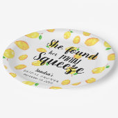 メインの相棒が見つかった！レモン ブライダルシャワー ペーパープレート (アングル)