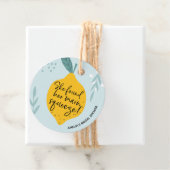 メインの相棒が見つかった！楽しい花嫁のシャワー フェイバータグ (インサイチュ)