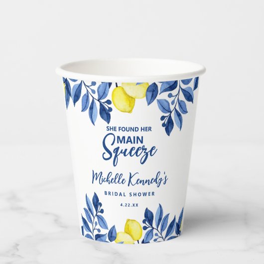 メインの相棒が見つかった！花嫁のシャワーパーティー 紙コップ (正面)