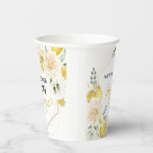 メインの相棒 レモン ブライダルシャワー 紙コップ (右)