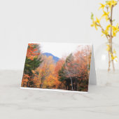 メインの秋 カード (黄色い花)