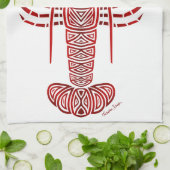 メインの種族のロブスター キッチンタオル (折り畳み)