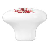 メインの種族のロブスター セラミックノブ (側面)