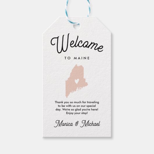 メインの結婚ANY COLORへようこそ!! ギフトタグ (正面)