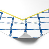 メインの絞り レモン ブライダルシャワーの歓迎 ポスター (角)