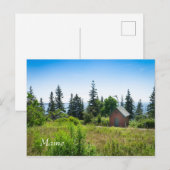 メインの美しい海岸 ポストカード (正面/裏面)