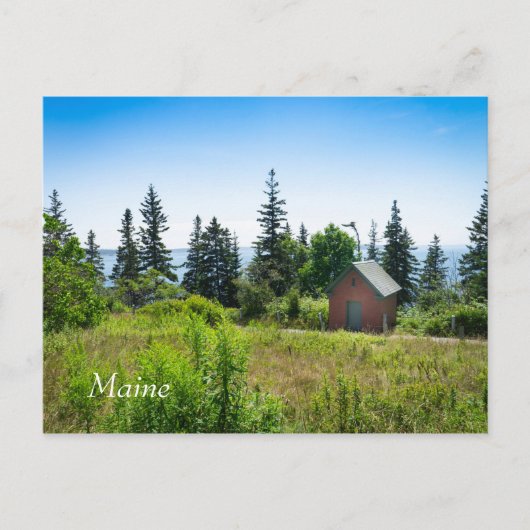 メインの美しい海岸 ポストカード (正面)