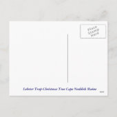 メインの郵便はがきからのメリークリスマス シーズンポストカード (裏面)