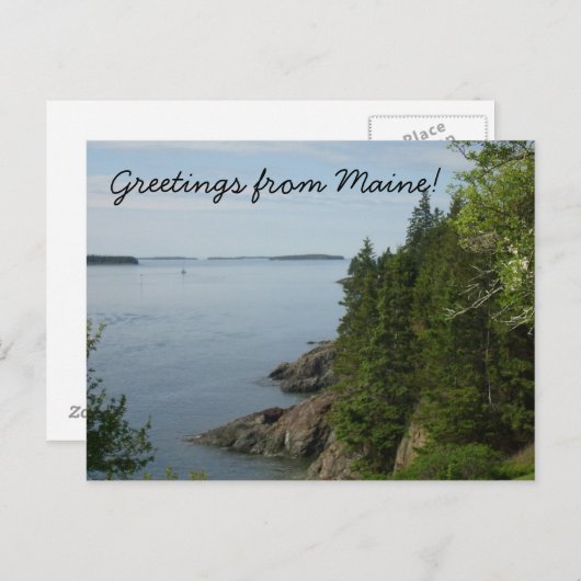 メインの郵便はがきからの挨拶 ポストカード (正面/裏面)