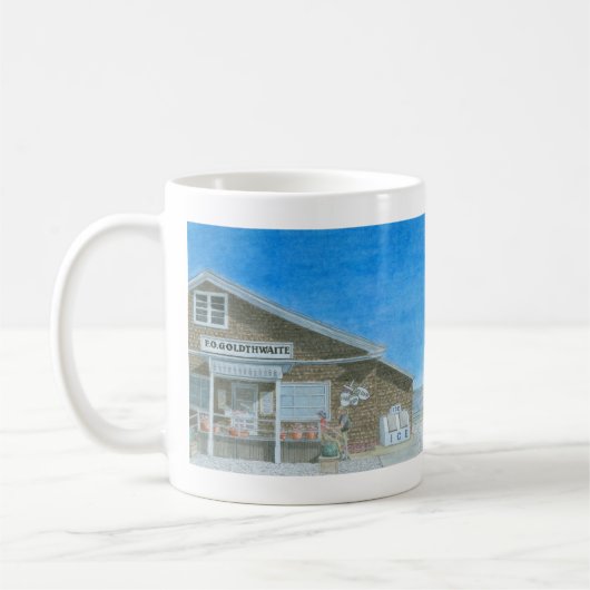 メインの雑貨屋 ウォーターカラー コーヒーマグカップ (左)