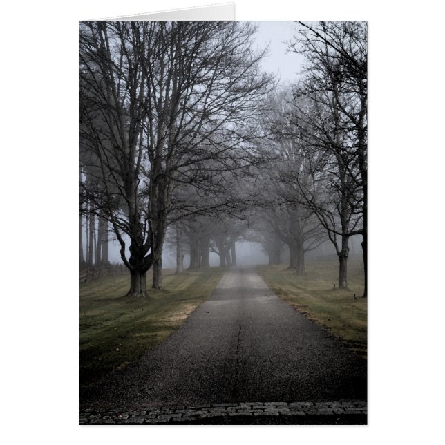 メインの霧深い朝 (正面)