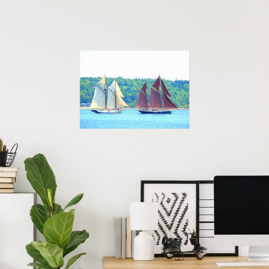 メインの風船セーリング ポスター (ホームオフィス)