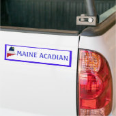 メインのAcadianバンパーステッカー バンパーステッカー (トラック上)