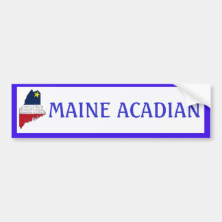 メインのAcadianバンパーステッカー バンパーステッカー