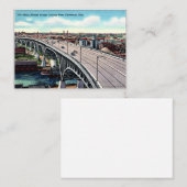 メインアベージBridge、Cleveland、Ohioヴィンテージはがき ノートカード (正面/裏面)