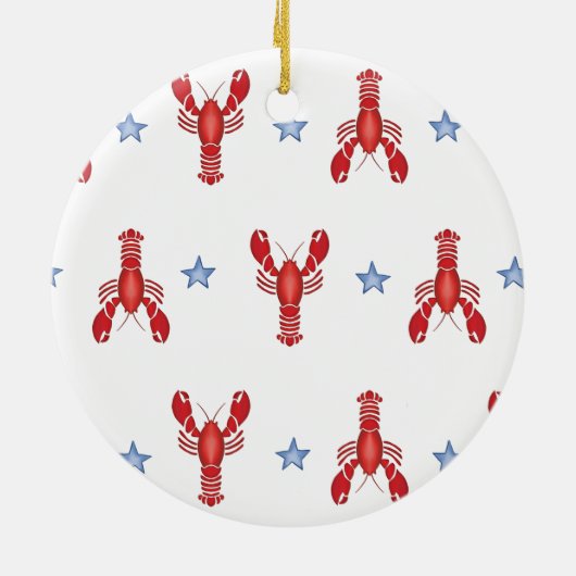メインイベントロブスターフェストニューイングランド結婚式の引き出物 セラミックオーナメント (裏面)