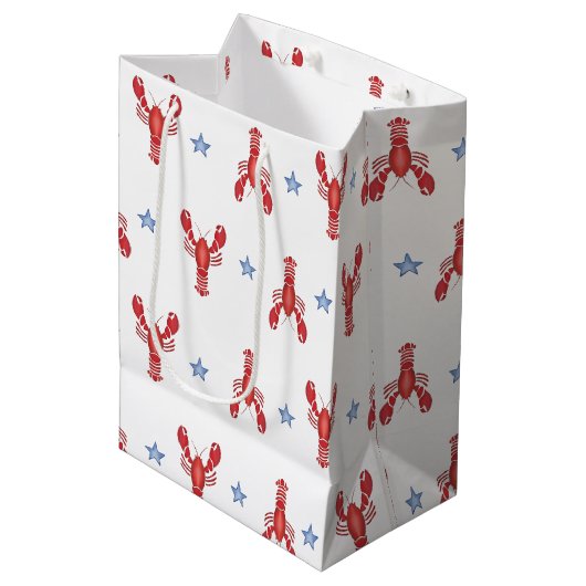 メインイベントロブスター名門私立校風のシーサイドコースト ミディアムペーパーバッグ (正面アングル)