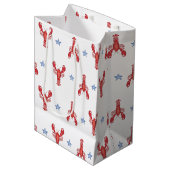 メインイベント ロブスター プレッピー 海岸 コースト ミディアムペーパーバッグ (正面アングル)