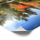 メインオータム秋フォージレイクリフレクション フォトプリント            (角)