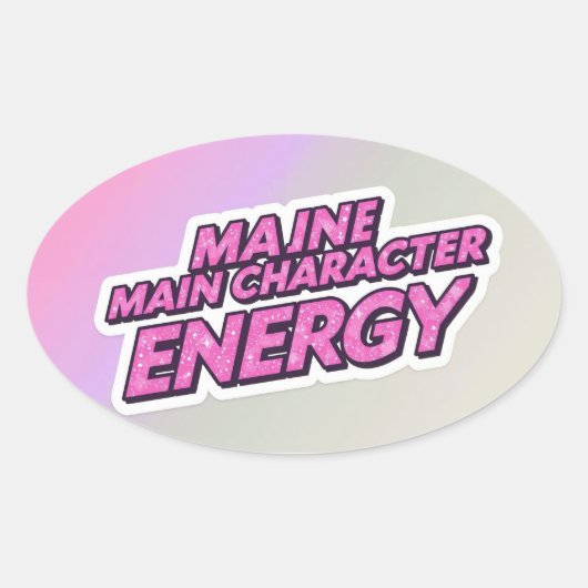 メインキャラクターエナジースシール 楕円形シール (正面)