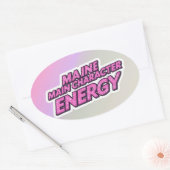 メインキャラクターエナジースシール 楕円形シール (封筒)