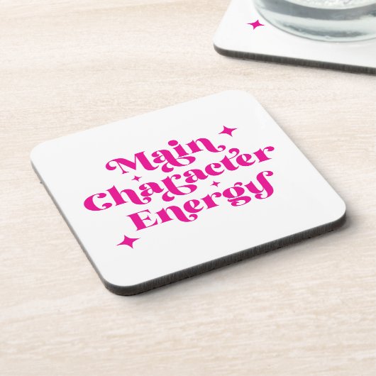 メインキャラクターエナジーピンク コースター (左側)