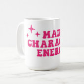 メインキャラクターエナジーピンク コーヒーマグカップ (正面左)