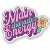 メインキャラクターエナジーブックラバーステッカー シール (正面)